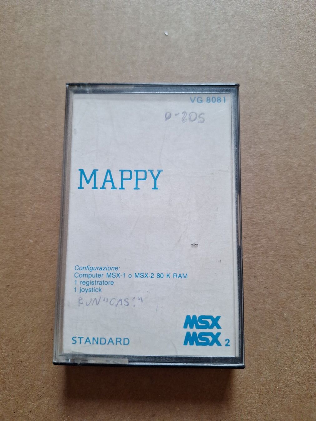 Giochi: Mappy - MSX Game Kassette – Usato da Altstätten SG venduto da GGsGameshop