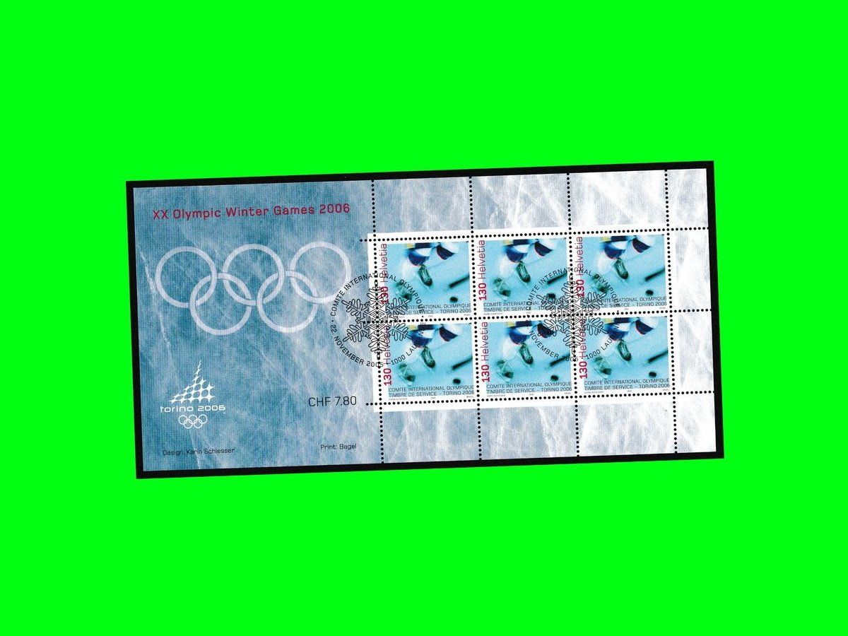 Tutti i francobolli: 2x Bogen" Olympische Spiele Turin" 2006 – Nuovo (secondo la descrizione) da Dübendorf venduto da chiara48 3