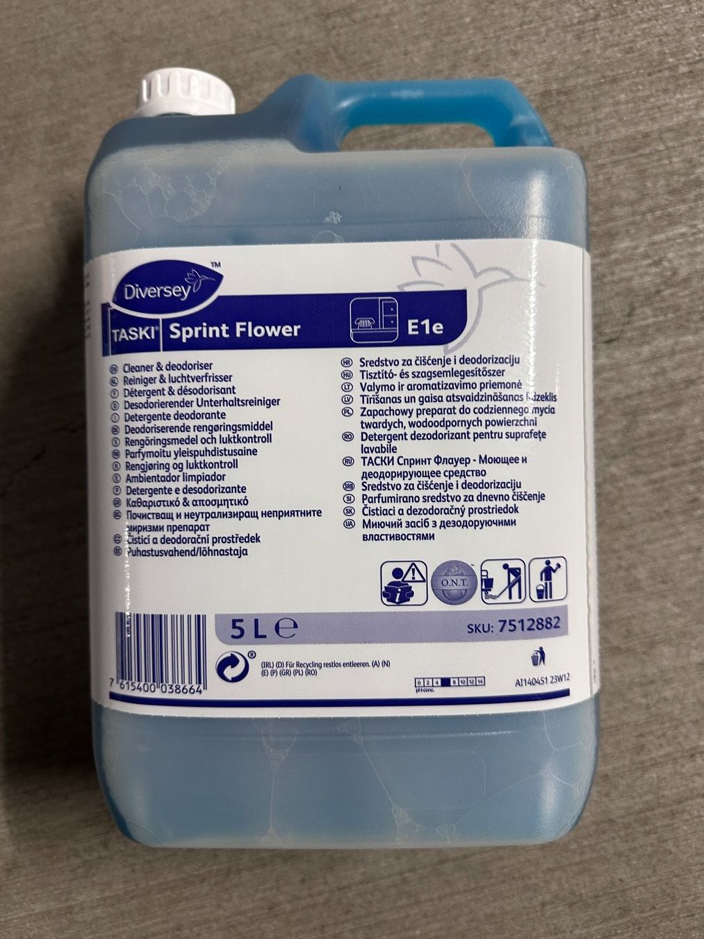 Pflegeprodukte: TASKI Sprint Flower E1e 5 l. – Neu und originalverpackt aus Urdorf von hupc