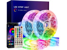 20 METER LED STREIFEN MIT FERNBEDIENUNG - LED STRIP RGB