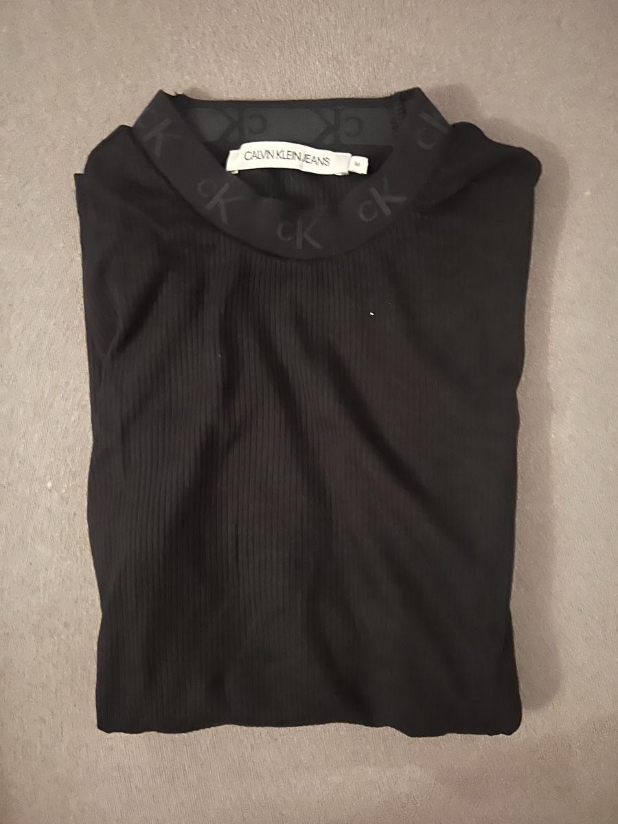 Calvin Klein T-shirt: Calvin Klein Shirt, Gr. M, Schwarz – Nuovo (secondo la descrizione) da Eiken venduto da Lera.24