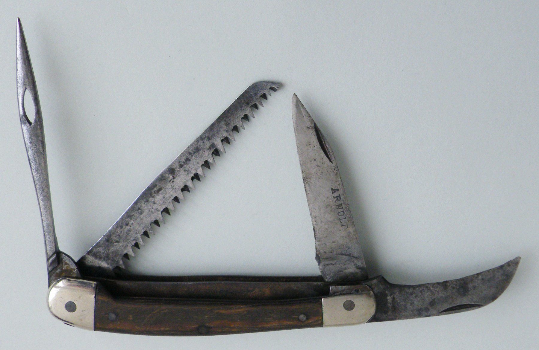 Coltelli tascabile: ARNOLD Solothurn Sackmesser Taschenmesser Bauernmesser Horn – Usato da Zürich venduto da Turta 1