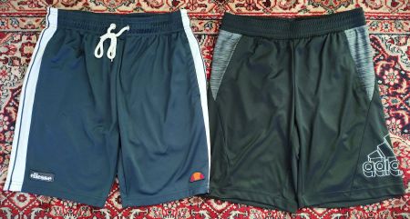 2 Shorts sport Adidas et Ellesse T-S