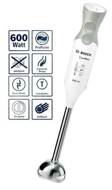 Bosch Elettrodomestici da cucina: Bosch Stabmixer MSM66155 ErgoMixx, Set – Nuovo e nell'imballaggio originale da Bottighofen venduto da zaap 2