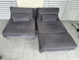 Ikea SÖDERHAMN 2-seat sofa with chaise longue