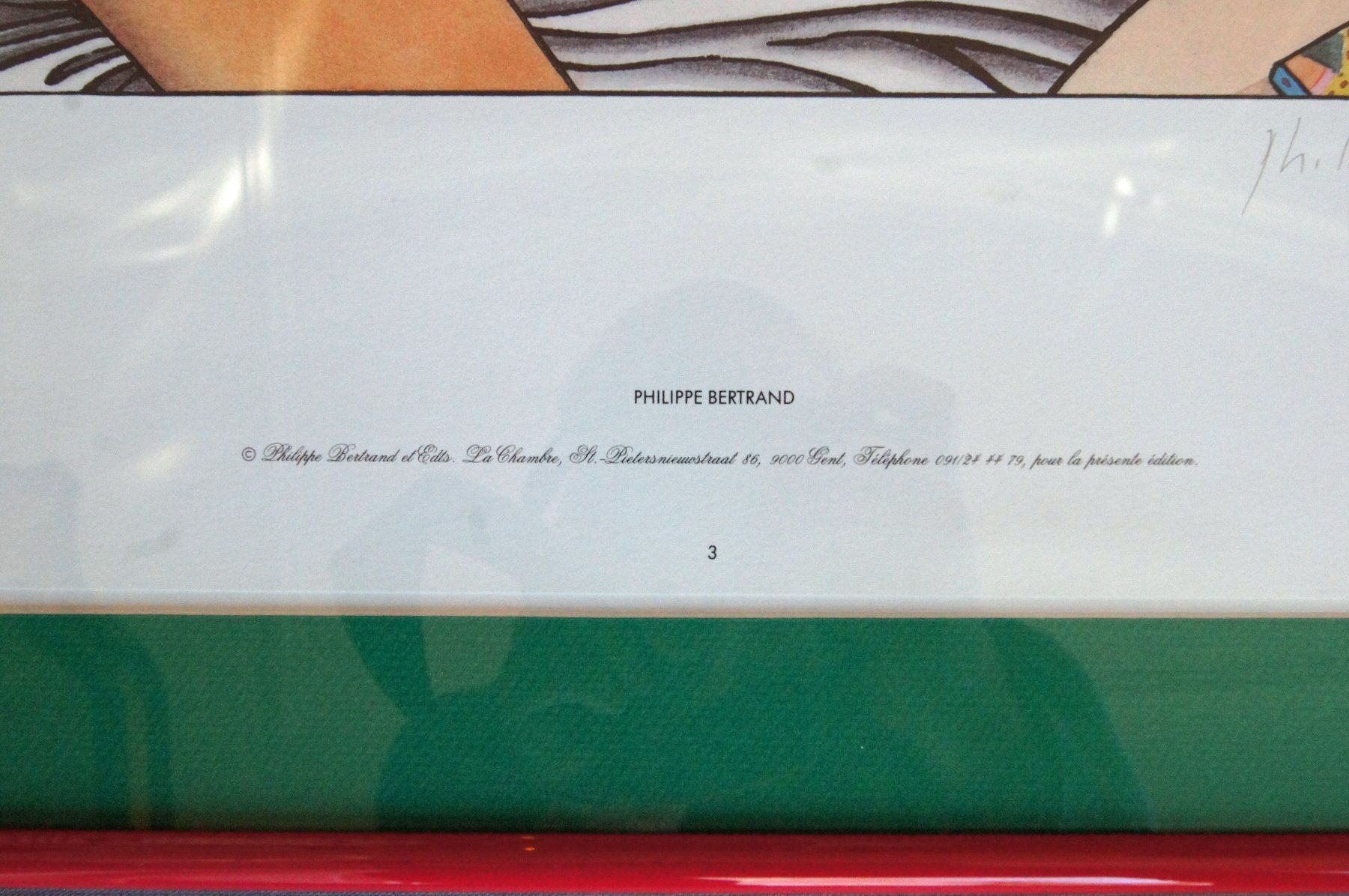 Arts picturaux & lithographies: Philippe Bertrand: Halbakt; Grossformatige Lithographie – D'occasion à Geroldswil par ARTEFACTO 3