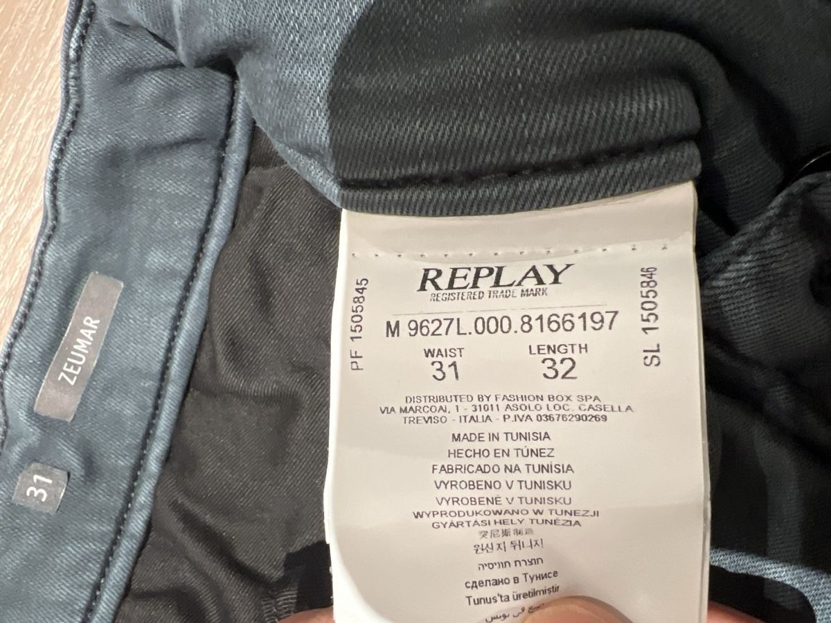 Replay Pantaloni: Replay Hyperflex Chino – Usato da Lampenberg venduto da boom_123 2