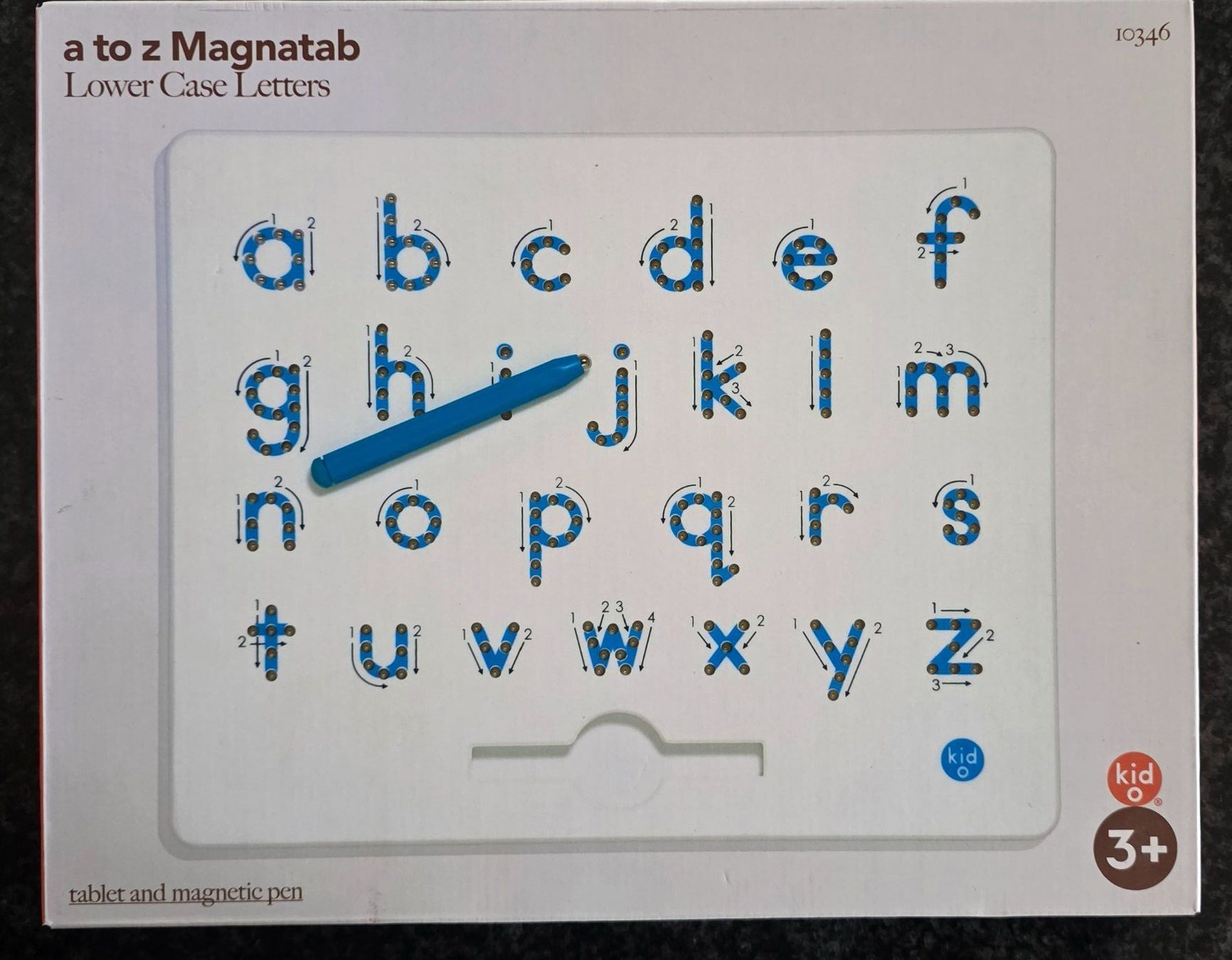 Spielzeuge: Buchstaben abc / Magnettafel und Magnetstift – Neu (gemäss Beschreibung) aus Mümliswil von muzimo 3