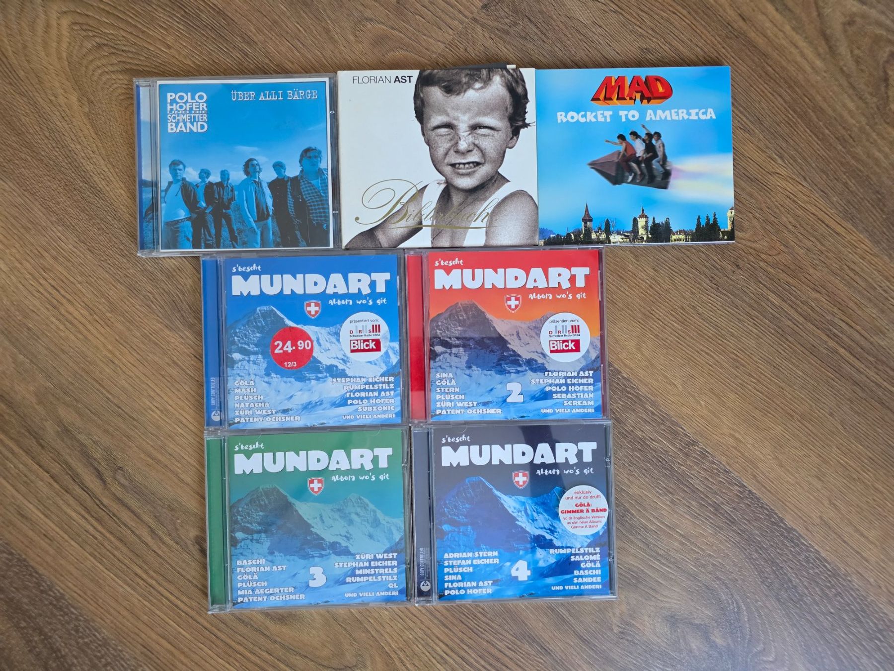 CDs: CD Sammlung: Mundart (7 Stk) – D'occasion à Nebikon par Japostyle