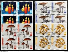 1994 PJ Pilze Viererblock ET-Stempel