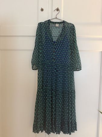 BAUM & PFERDEGARTEN Midi Kleid 💚💙 in S