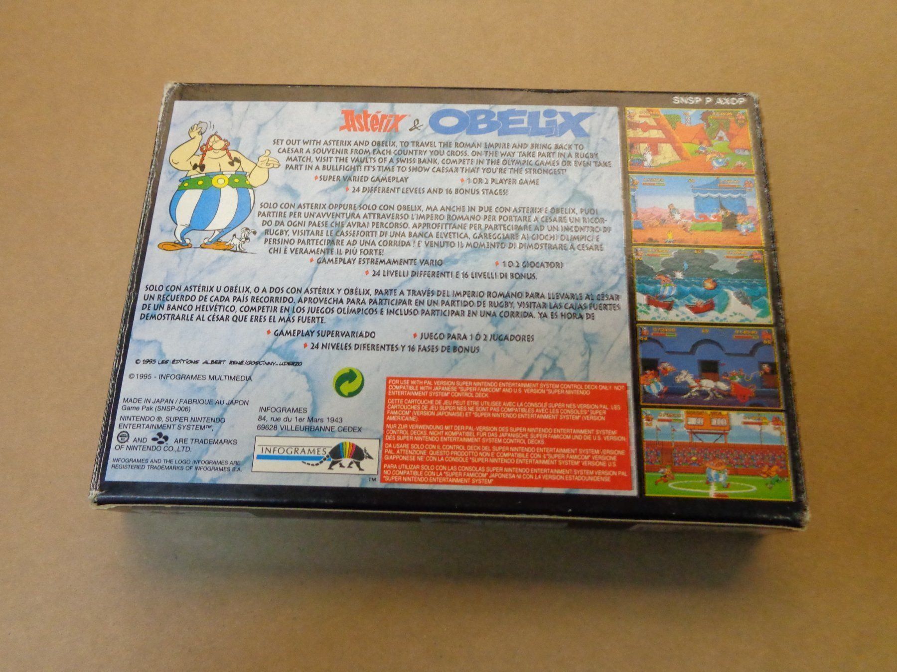 Giochi: Asterix & Obelix SNES OVP – Usato da Olten venduto da Disc-Ausverkauf 1