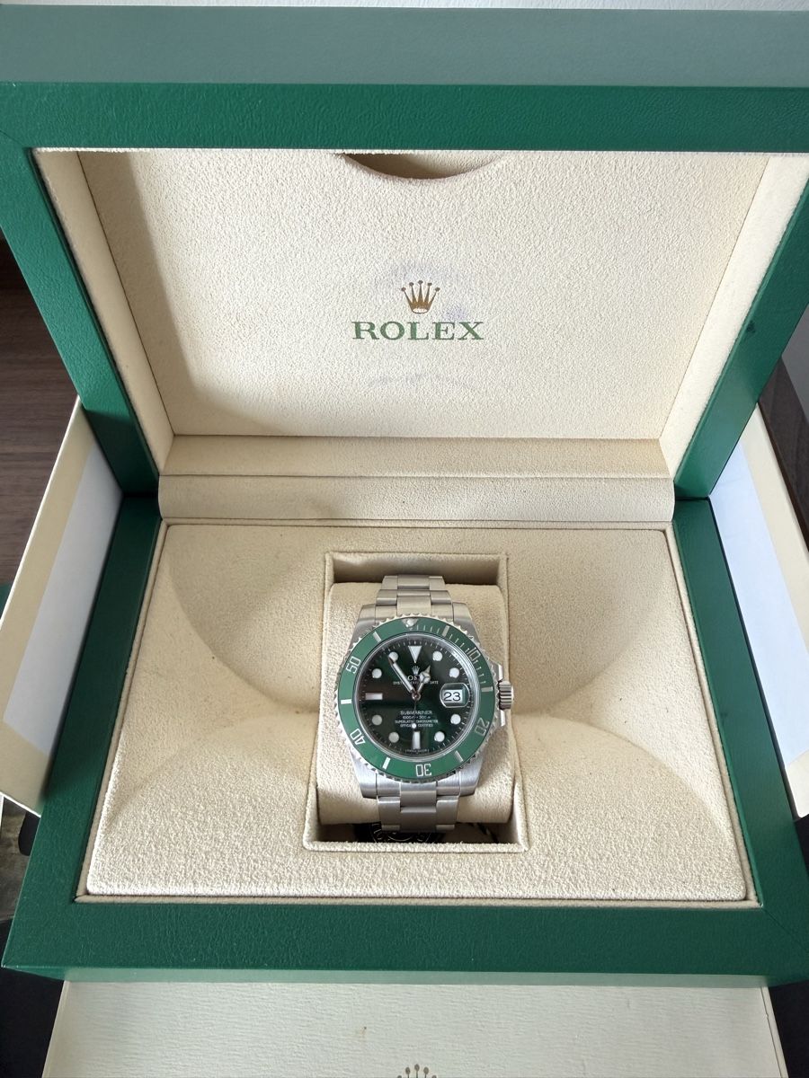 Rolex Uhren: Rolex Submariner Green Hulk – Gebraucht aus Zürich von Kpem