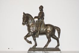 🐎Statuette en régule –Colleone à cheval, d'après Verrocchio