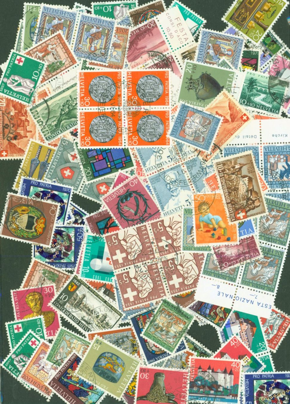 Alle Briefmarken: Pro Patria Doubletten gestempelt (C271) – Neu (gemäss Beschreibung) aus Seuzach von Philahits 2