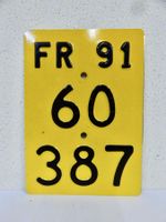 FR 91 MOFANUMMER MOFANUMMERNSCHILD TÖFFLINUMMER