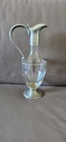 TRÈS BELLE CARAFE  EN VERRE ET ÉTAIN À DÉCANTER  VINTAGE