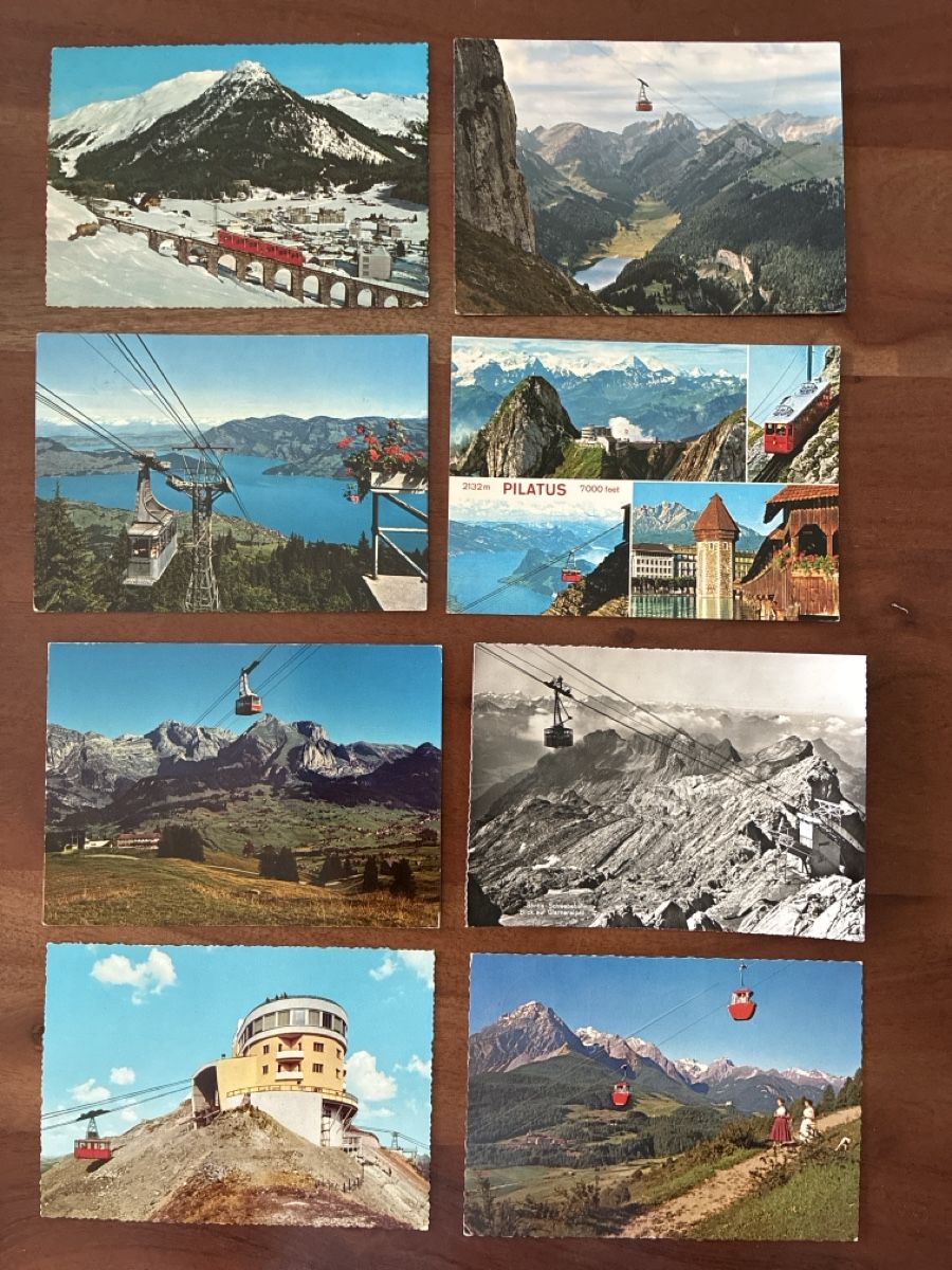 Cartoline postali: 15 Ansichtskarten Schweiz Überraschungs Paket 92 – Usato da Oftringen venduto da Cla.vD.74 2
