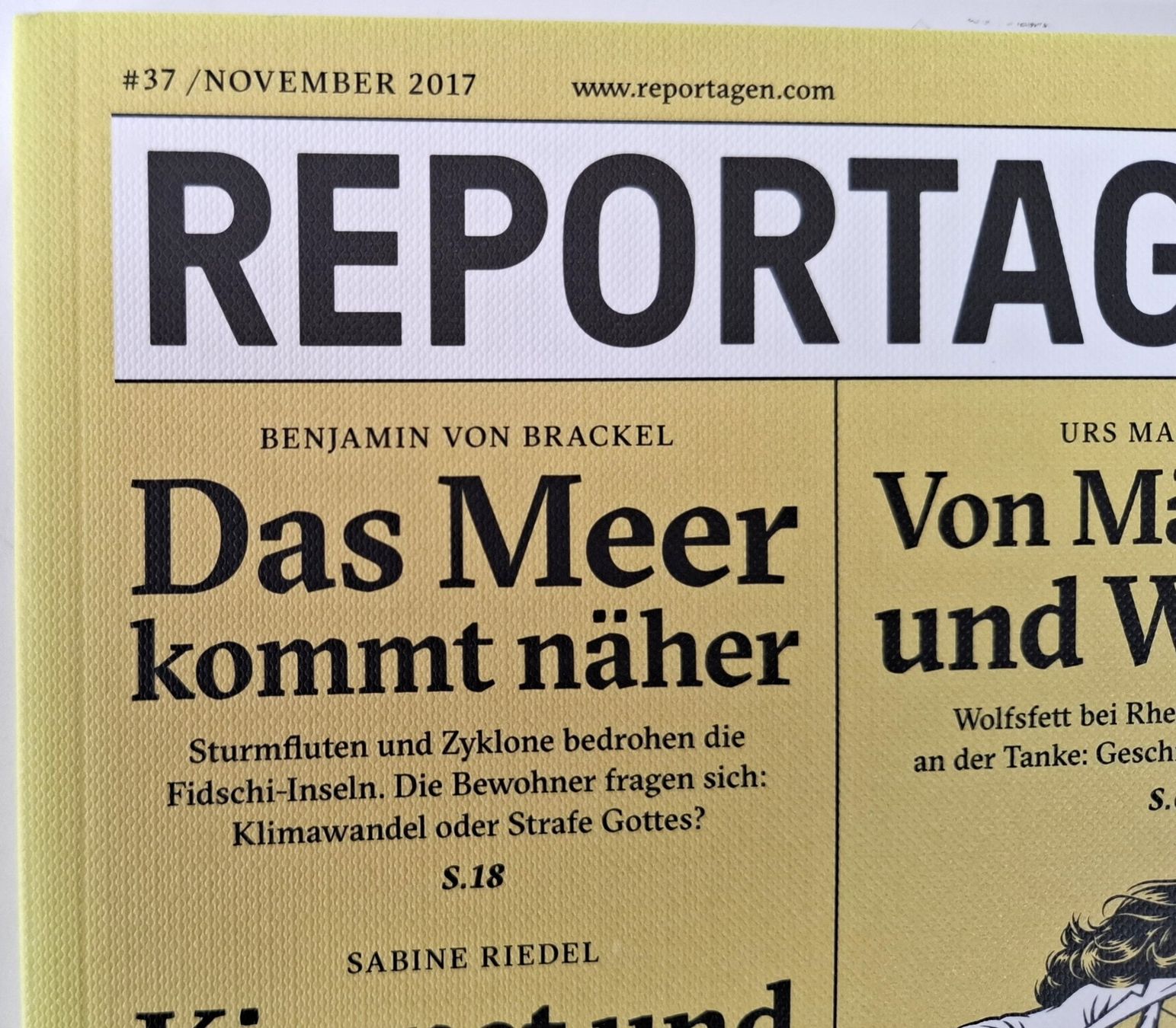 Zeitschriften & Magazine: REPORTAGEN NR. 37 November 2017 – Gebraucht aus Wil SG von Restwert_Wil 1