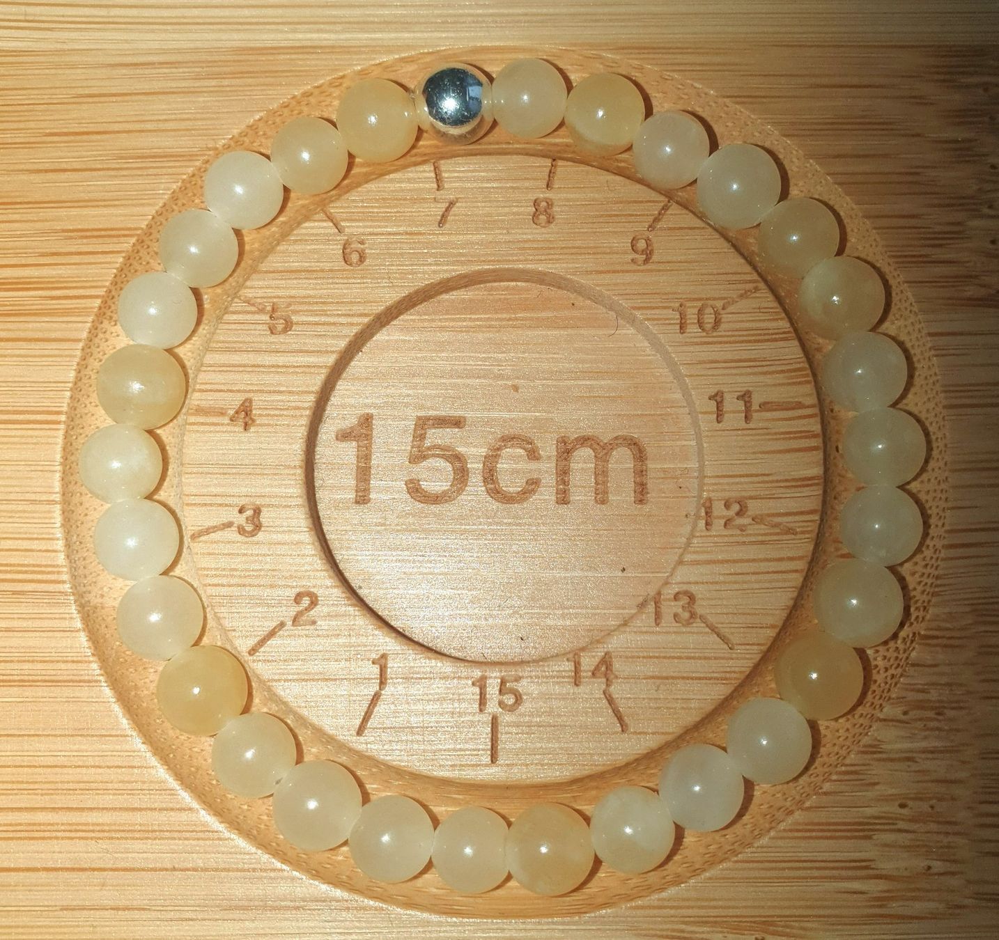 Bracciali & Braccialetti: Calcit 6 mm Perlen Elast - Armband – Nuovo (secondo la descrizione) da Hombrechtikon venduto da mincky 1