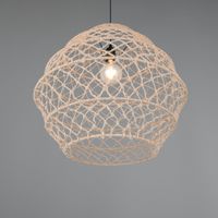 Pendelleuchte, Hanf, Natur, 60 cm Ø
