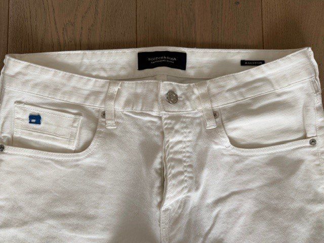 Maison Scotch Jeans: Scotch & Soda Jeans weiss – Usato da Bern venduto da howi72 1