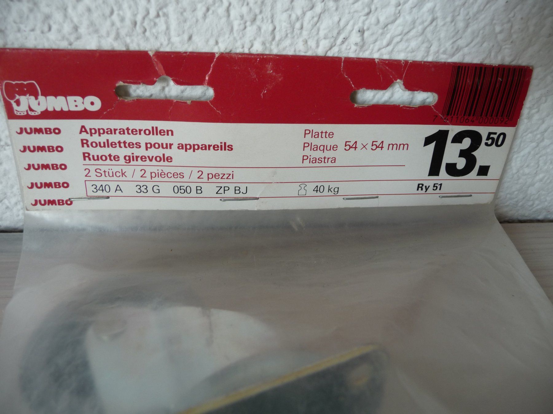 Altro per stoccaggio & trasporto: Apparaterollen - Roulettes pour appareils – Nuovo e nell'imballaggio originale da Savagnier venduto da Marderuth 2