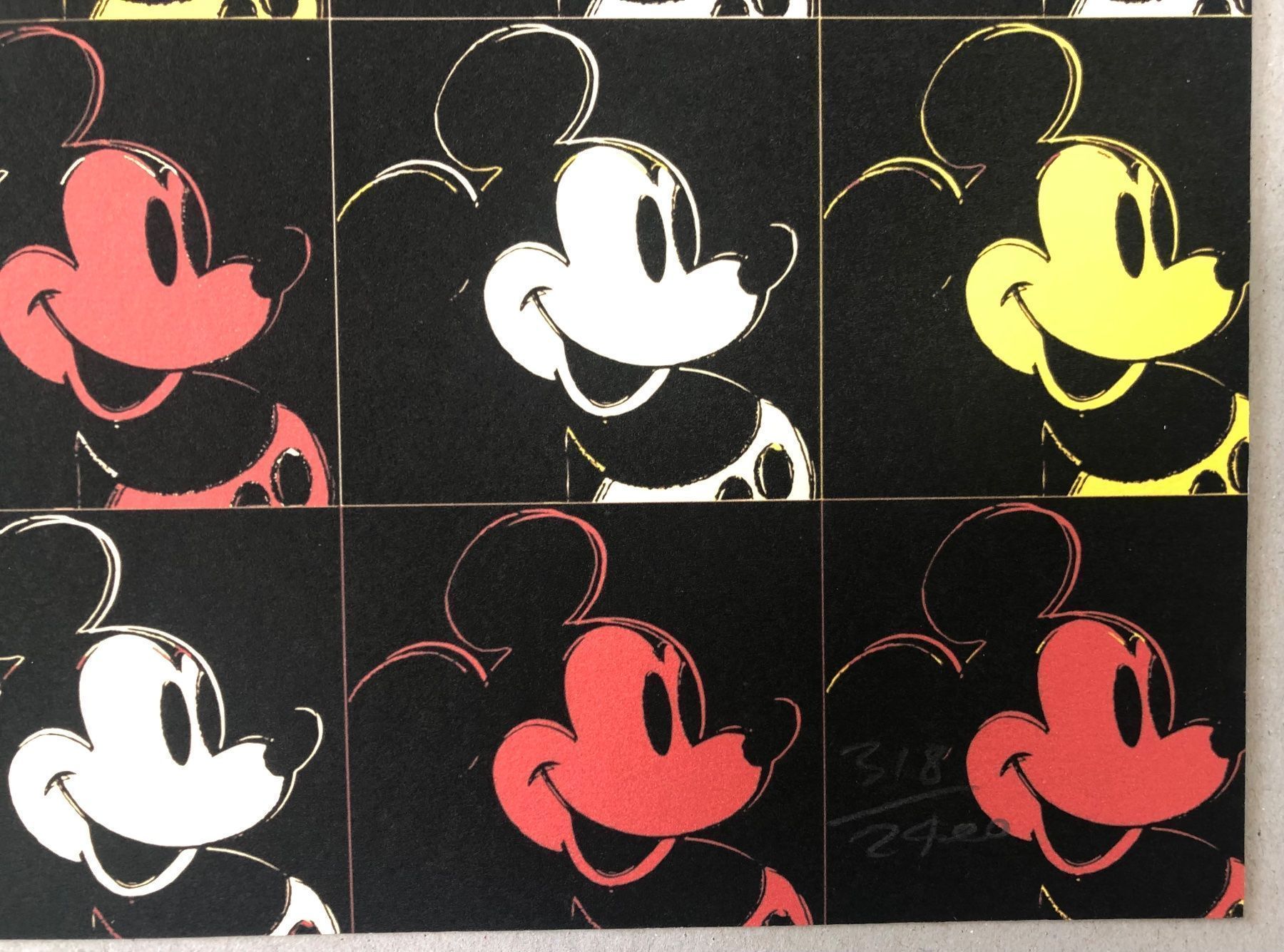Dipinti: Andy Warhol: Mickey Mouse, POP Art 318/2400 – Nuovo (secondo la descrizione) da Meilen venduto da Smgdesign 2