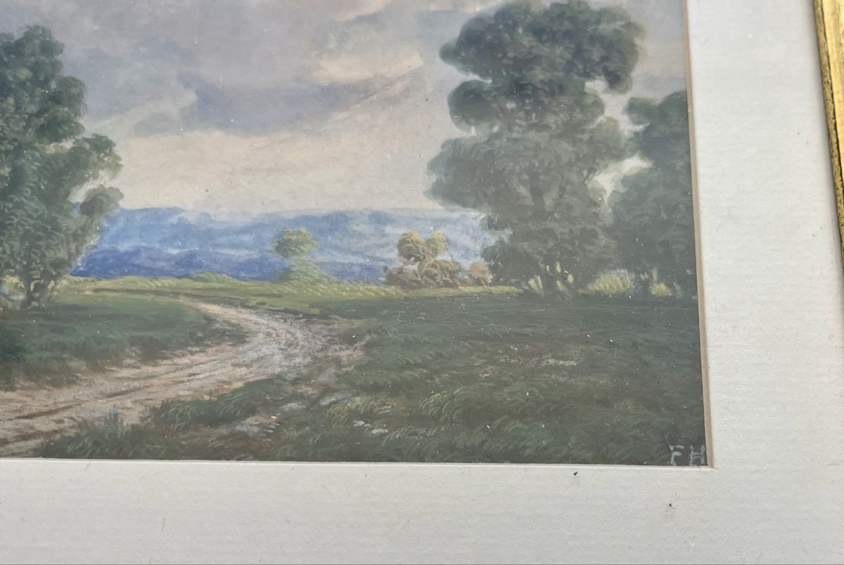 Gemälde: Schönes Aquarell von Friedrich Hasselwander – Gebraucht aus Ottikon von san_w99n 5