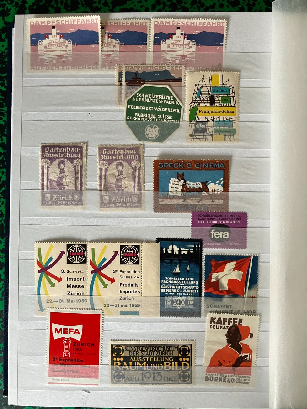 Tutti i francobolli: Vignetten Briefmarken Poster Stamp – Usato da Menzingen venduto da Wlukas