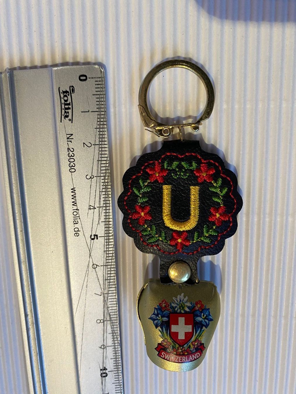 Schlüsselanhänger & - bänder: Schlüsselanhänger Swiss-Glöckchen  "U" – Neu (gemäss Beschreibung) aus Egg SZ von irbaku