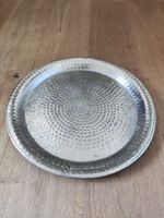 Edles orientalisches Metall-Tablett – Handgehämmert & Massiv