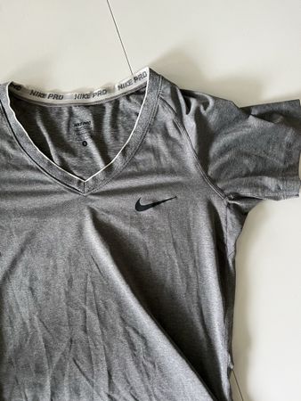 Nike Pro Damen Shirt, Grau, Gr. S - Sport & Freizeit!