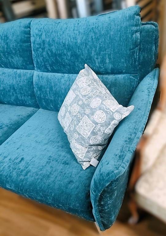 Divani: Stoffsofa blau, 2 Plätzer. – Usato da Rheineck venduto da han_c85z 1