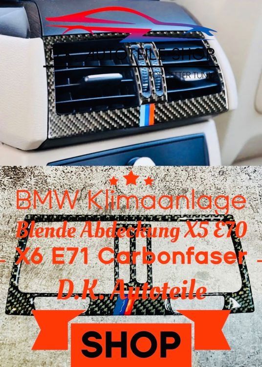 Ajboy Klimaanlage Abluftgitter Für BMW X5 E70 & X6 E71 - Lüftungsgitter Clip Reparatur Set