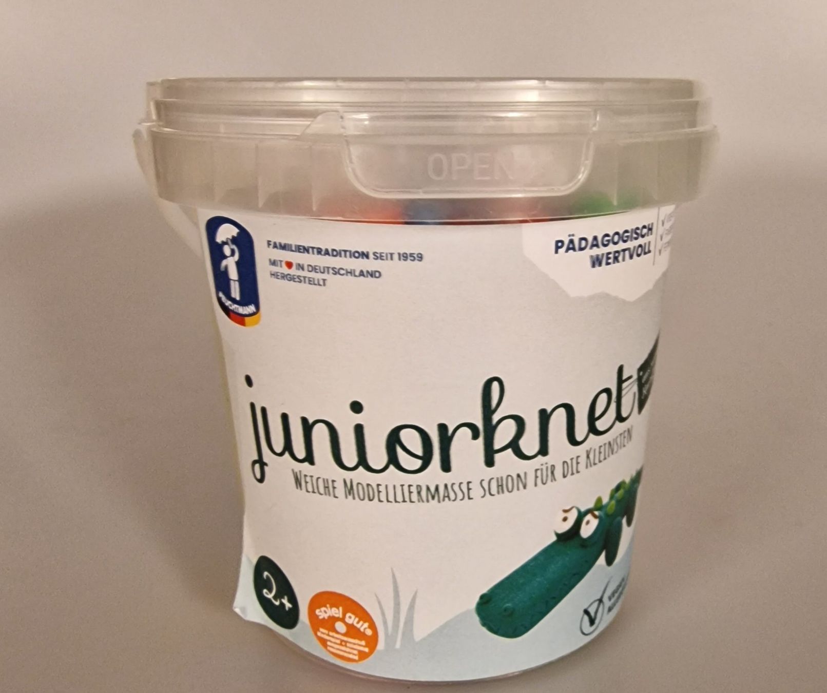 Giocattoli: Junior Knete Modelliermasse Kneteimer Set ab 2+ NEU – Nuovo e nell'imballaggio originale da Oberuzwil venduto da aseinkaufswelt