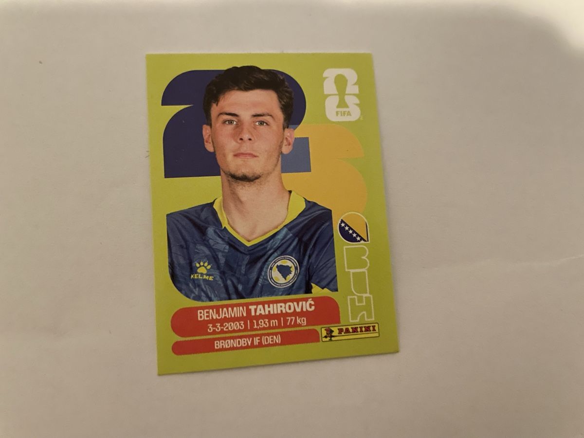 Panini Carte collezionabili: FIFA WM 2026 Benjamin Tahirovic BIH 8 – Nuovo (secondo la descrizione) da Winterthur venduto da Cobraforce