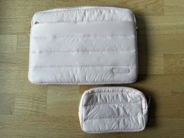 Laptoptasche und Etui Set rosa neuwertiger Zustand