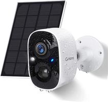 G-Homa Überwachungskamera Aussen Akku mit Solarpanel