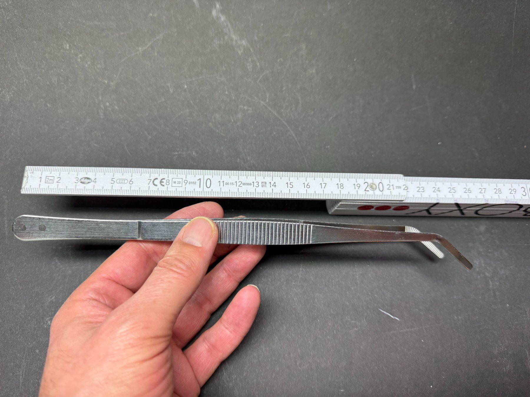 Tutti gli attrezzi: Pinzette 25 cm lang, gebogen. NEU! – Nuovo e nell'imballaggio originale da Lützelflüh-Goldb venduto da Elementis 1