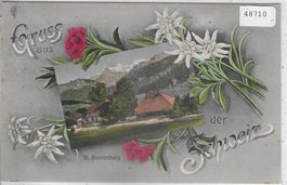 Gruss aus der Schweiz - St. Beatenberg - Litho