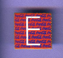Coca Cola   Buchstabe  " E  "
