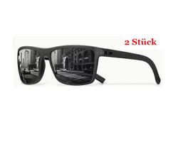 Stylische Sonnenbrille 2 Stück Schwarz UV400 NEU