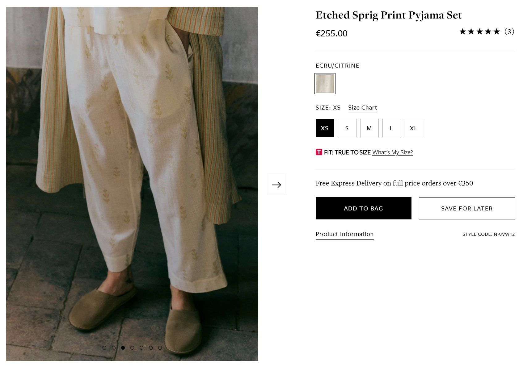 Négligés & Pyjamas: TOAST embroidered pajamas bottoms, xs – Neuf (Voir description) à Kilchberg ZH par ben_pc68 8
