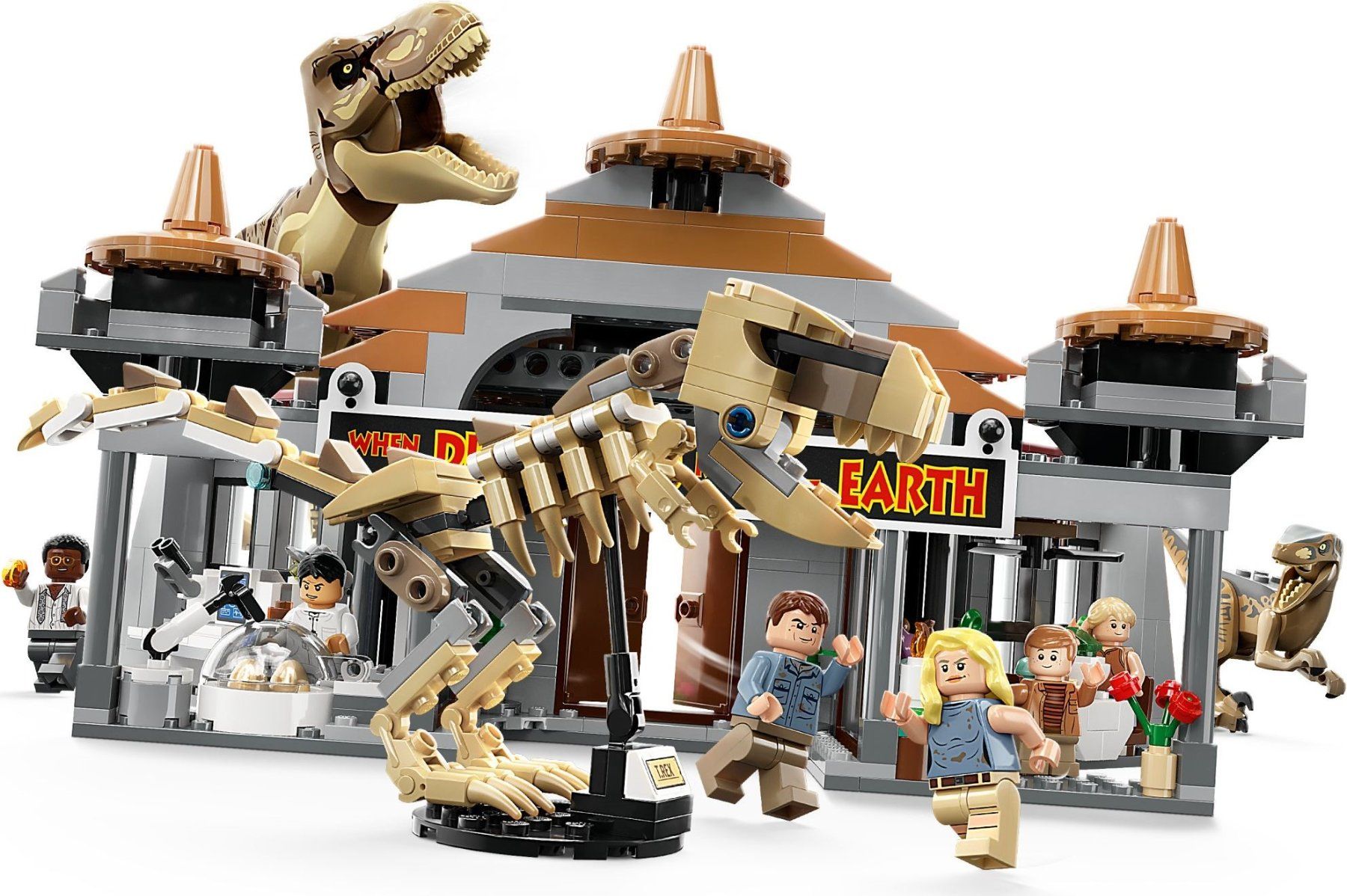 Lego Jurassic 76961 Angriff des T. rex und des Raptors (Neu und ...