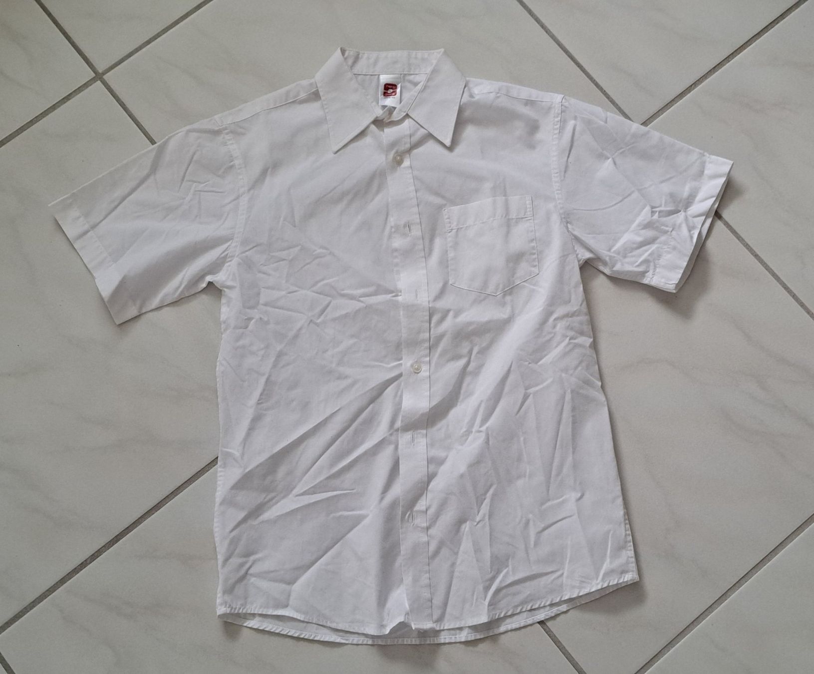C&A Camicie, T-shirt & Polo: Kurzarm-Hemd weiss Grösse 158 NEU – Nuovo (secondo la descrizione) da künten venduto da himelblau