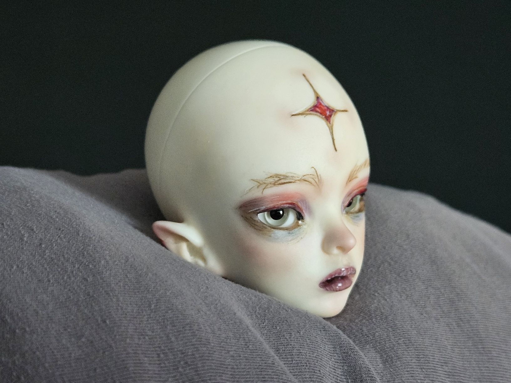 Bambole: Doll Leaves Ida BJD (nur Kopf!) – Usato da Stäfa venduto da Afi7ya 1