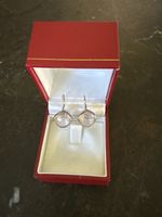 Ohrringe Silber mit Rosenquarz