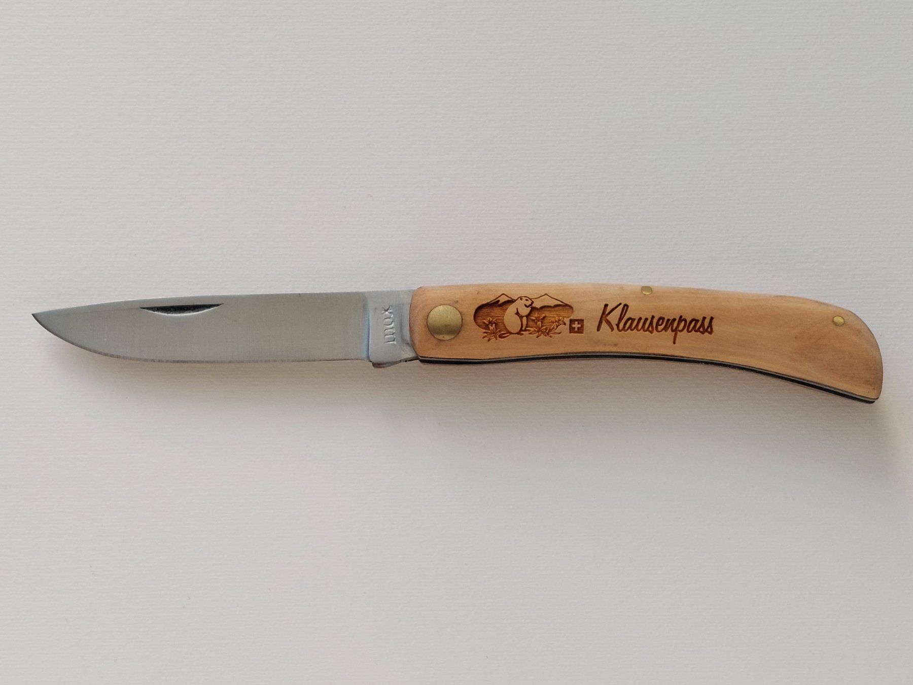 Coltelli tascabile: Klappmesser / Taschenmesser / Sackmesser - Klausenpass – Nuovo e nell'imballaggio originale da Liebefeld venduto da Helveticus6