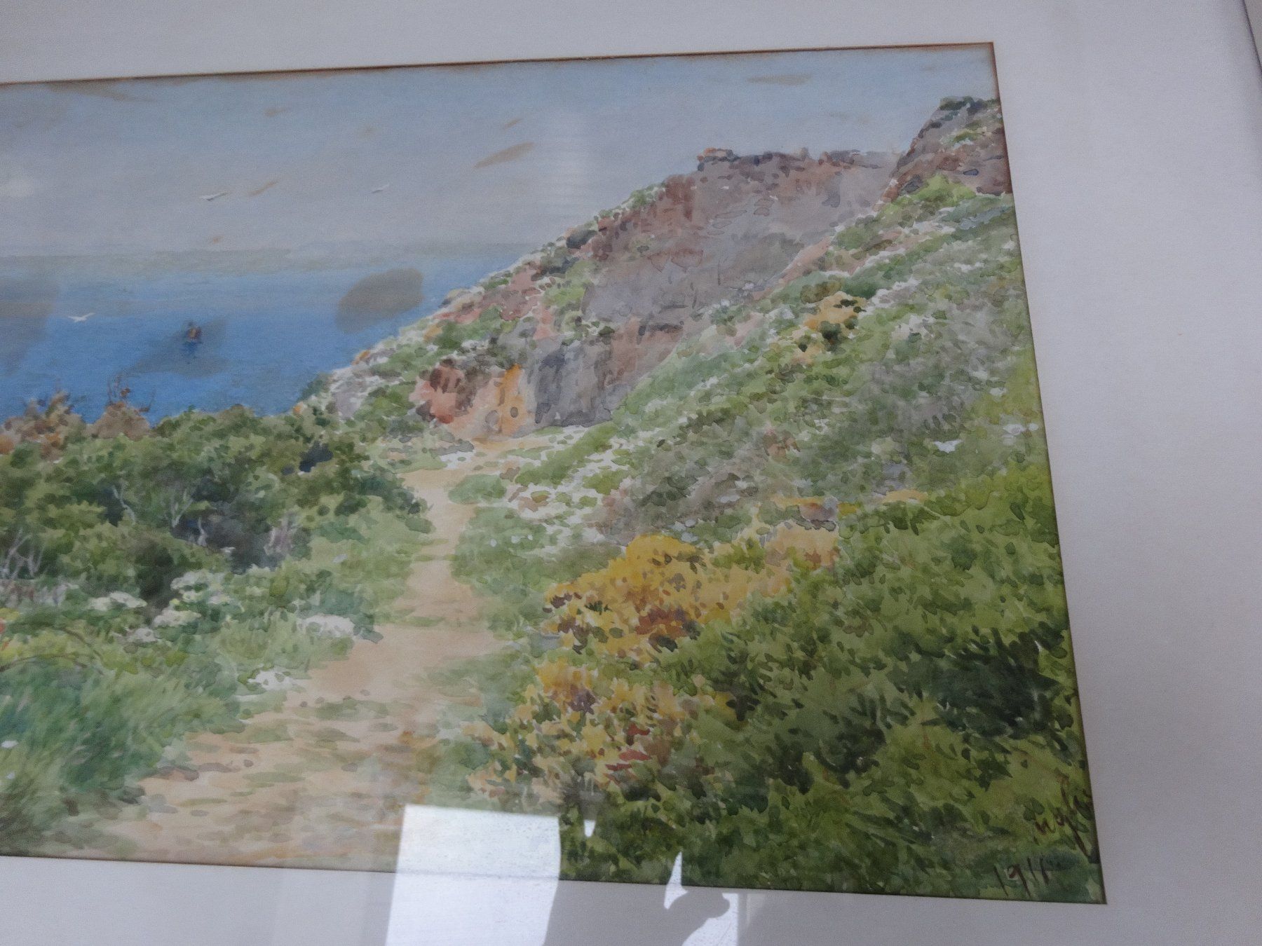 Dipinti: Aquarell  Signiert Landschaft 1918 – Usato da Neerach venduto da jenny062 4